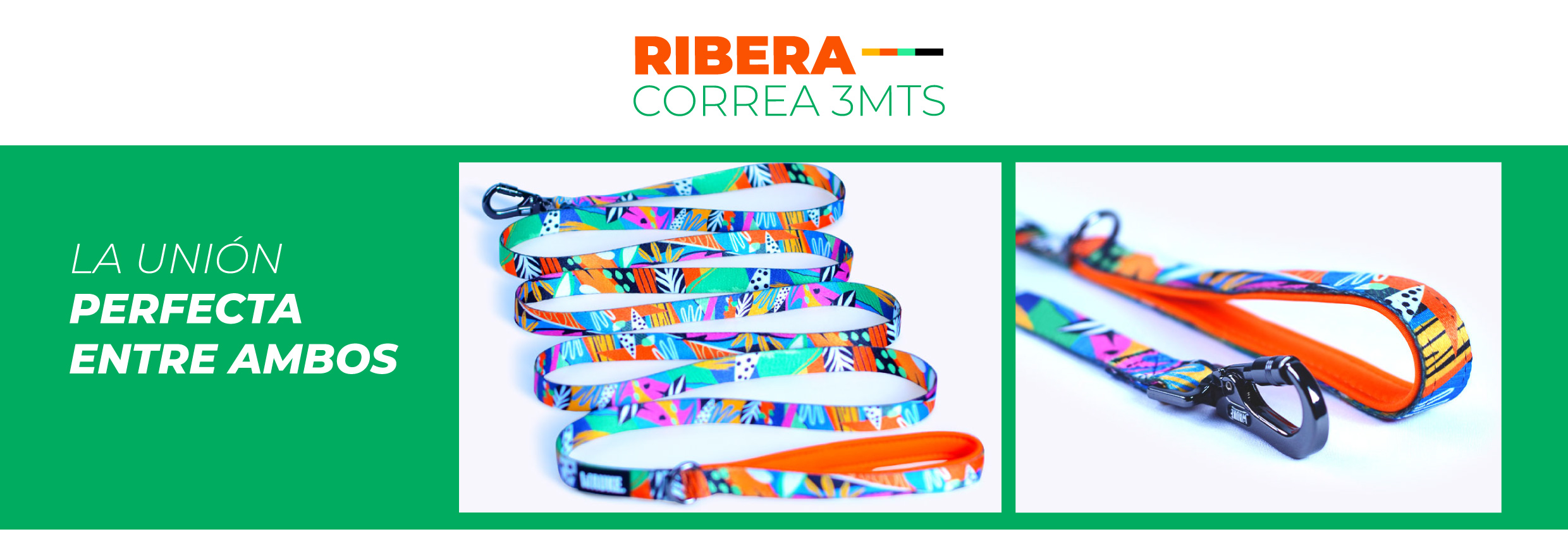 Correa Larga 3mts Wauke Ribera